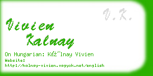 vivien kalnay business card